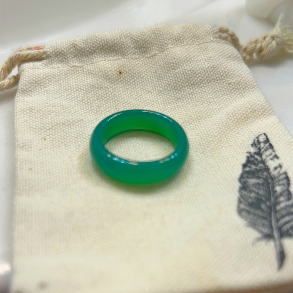 Chic Teal Band Ring